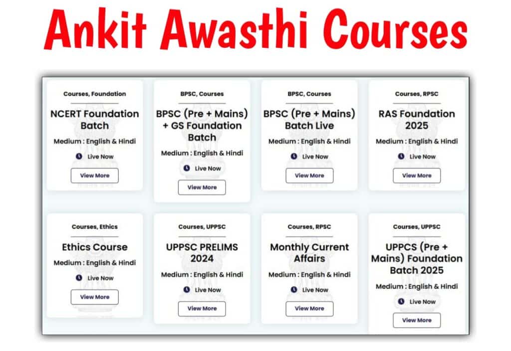 Ankit Awasthi Courses